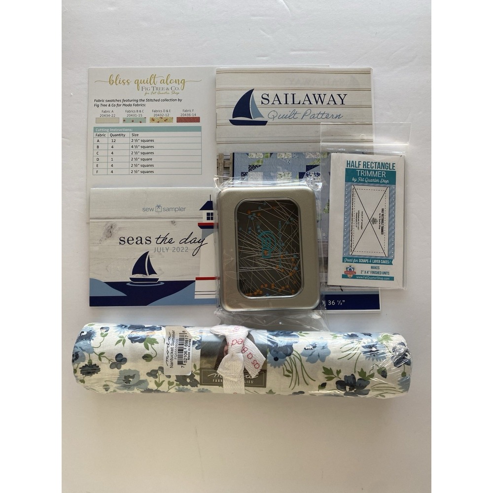 Sew Sampler Box Items Camille Roskelley For Moda Fabrics NIP July 2022 Quilt Kit